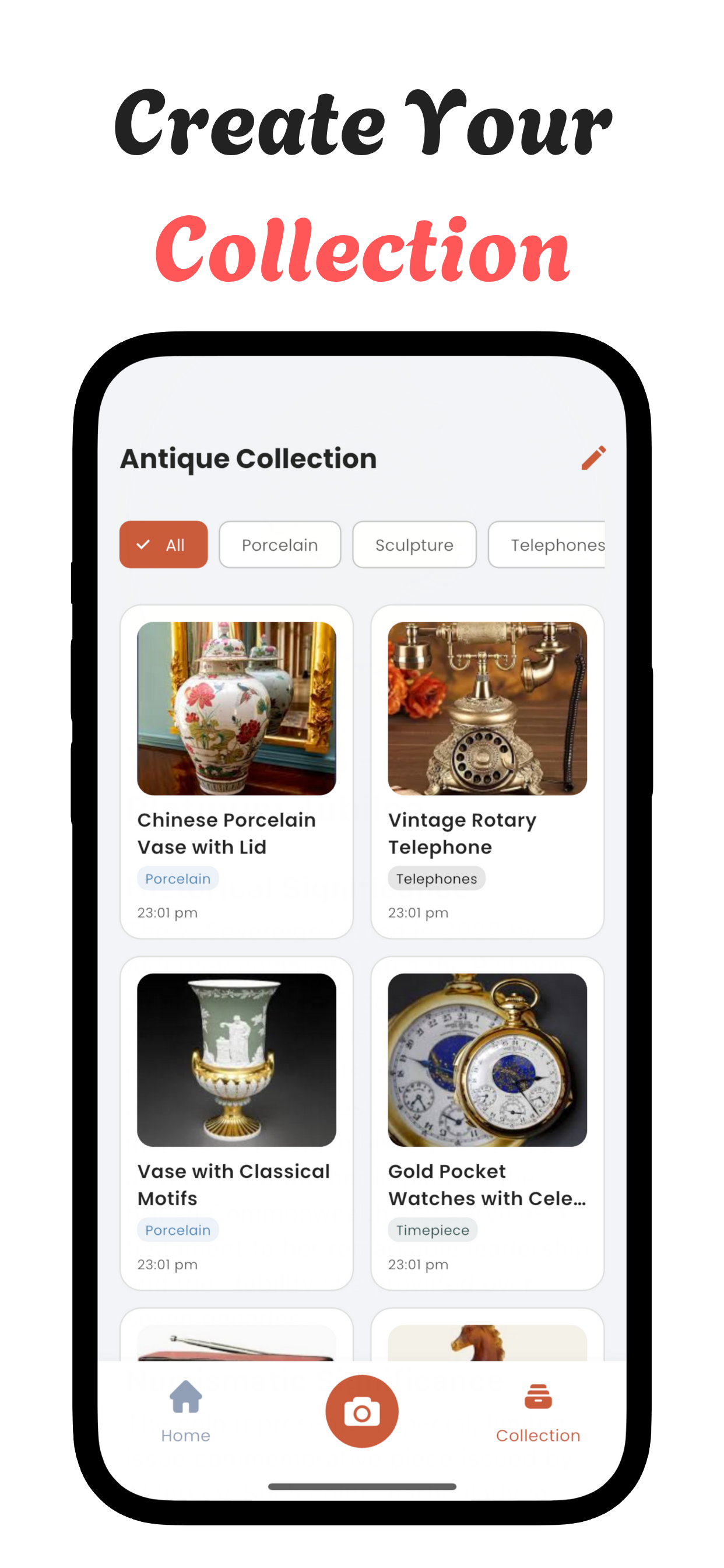 Creating your antique collection