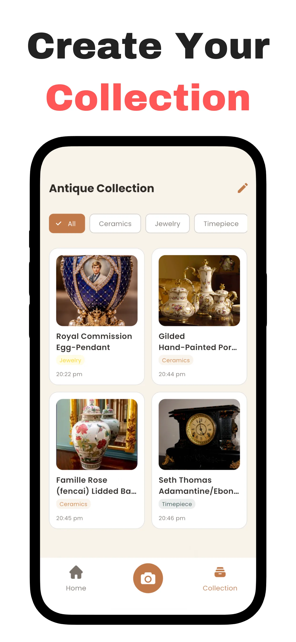 Creating your antique collection